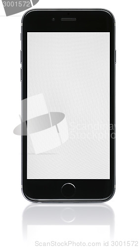 Image of Apple Space Gray iPhone 6 with blank screen