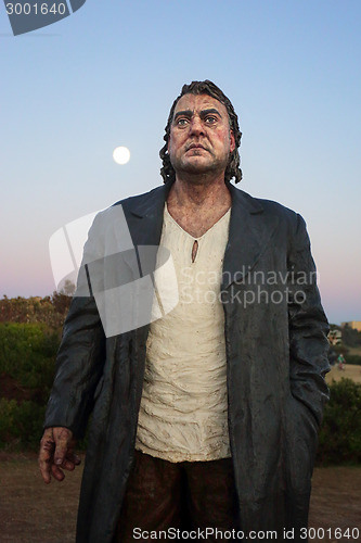 Image of The Wanderer - lifelike sculpture