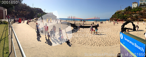 Image of Sculptures on the beach at Tamarama