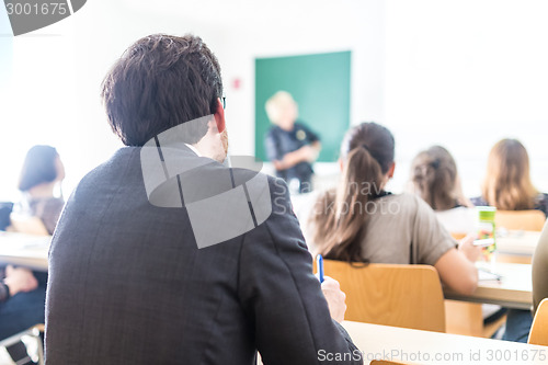 Image of Lecturer at university.