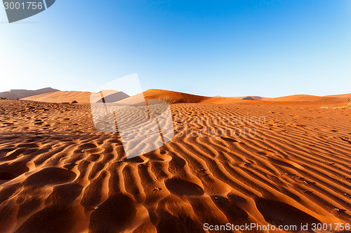 Image of sand dunes at Sossusvlei, Namibia