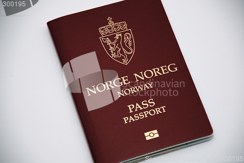 Image of Norwegian biometric passport