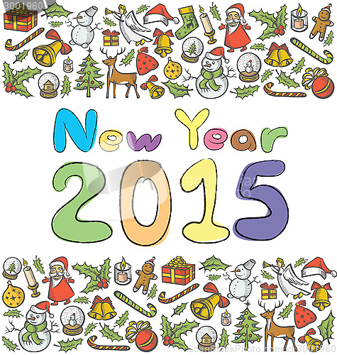 Image of Vector fun numbers 2015