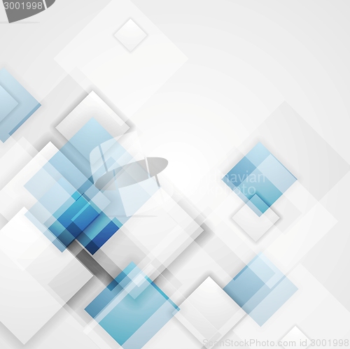 Image of Corporate shiny tech squares design