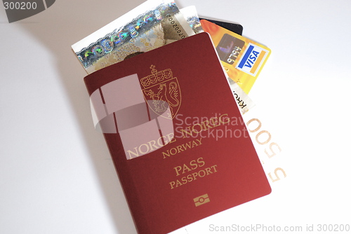 Image of Norwegian biometric passport