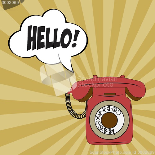 Image of retro phone