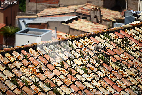 Image of Old tiled roofs