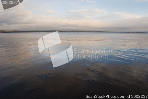 Image of expanse of Lake Onega windless morning