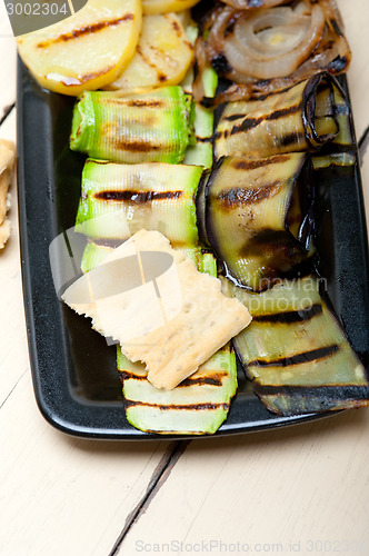 Image of grilled assorted vegetables 