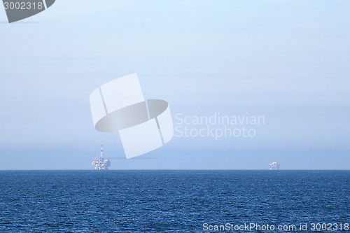 Image of Two Oil Rigs