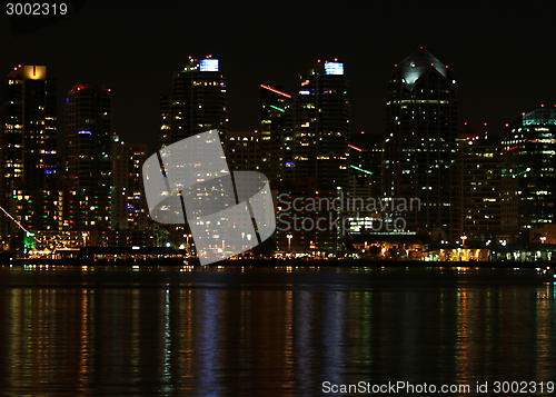 Image of San Diego Skyline Night