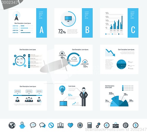 Image of Technology Infographic Elements