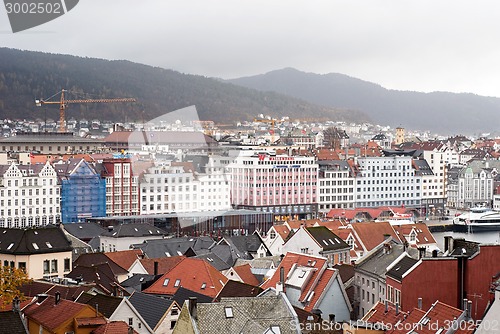 Image of Colorful autumn in Bergen, Norway