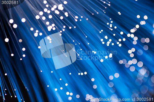 Image of Fiber Optic Technology in Blue 