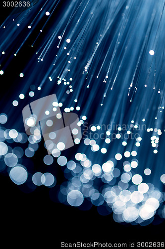Image of Blue fiber optic