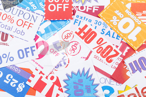 Image of Group of discount coupon