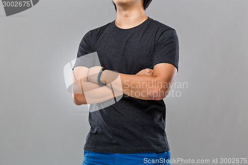 Image of Man with wearable device