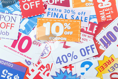 Image of Discount coupons