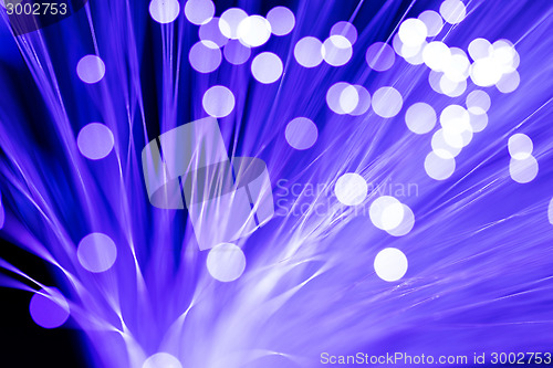 Image of Optical fibers bright colors 