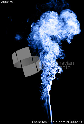 Image of Abstract smoke isolated on black 