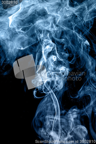 Image of Smoke on black background