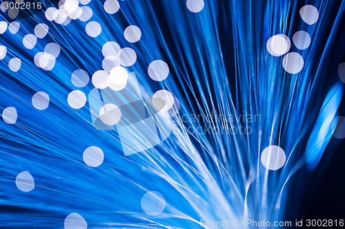 Image of Fibre optical in blue color