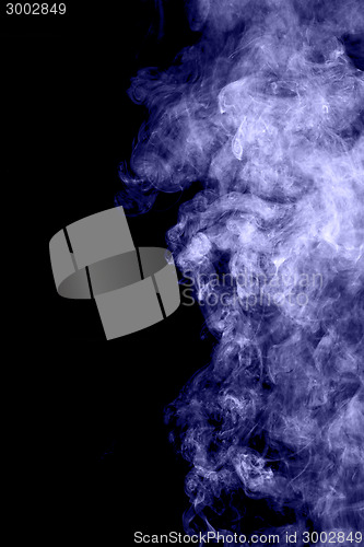 Image of Purple smoke on black