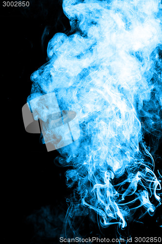 Image of Blue cigarette smoke 