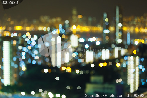 Image of Blur city at night