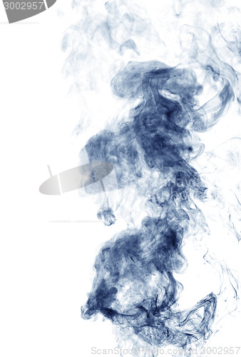 Image of Smoke isolated on white background 