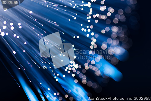 Image of Blue fiber optic