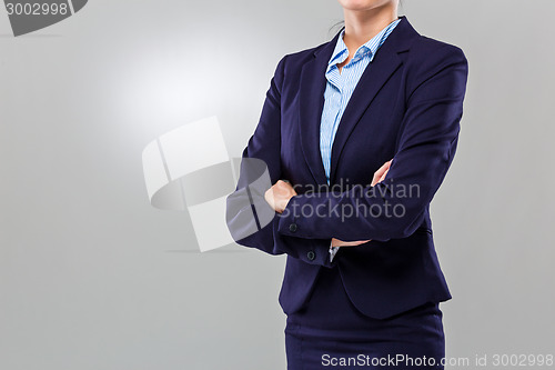 Image of Businesswoman crossed arm