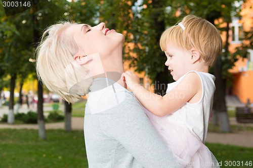 Image of Portrait of a mother with her child