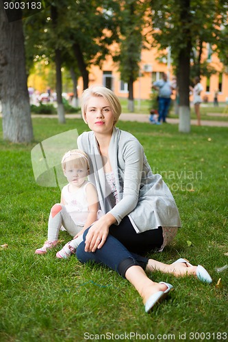 Image of Portrait of a mother with her child