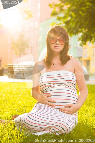 Image of Beautiful pregnant woman