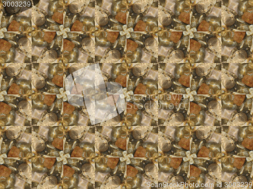 Image of Ethnic pattern. Abstract kaleidoscope  fabric design.