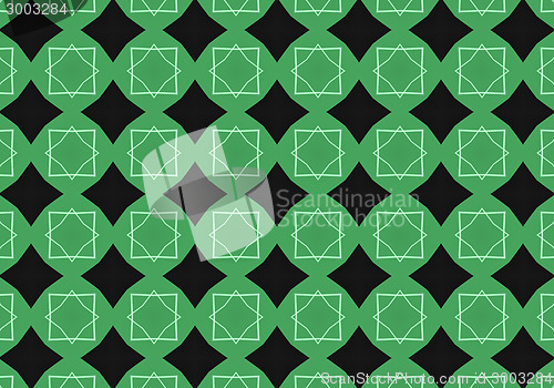 Image of Ethnic pattern. Abstract kaleidoscope  fabric design.