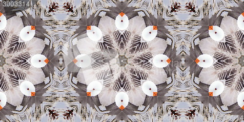 Image of Ethnic pattern. Abstract kaleidoscope  fabric design.