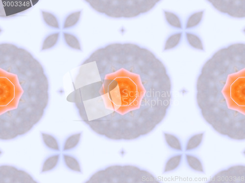 Image of Ethnic pattern. Abstract kaleidoscope  fabric design.