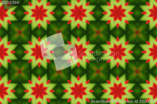 Image of Ethnic pattern. Abstract kaleidoscope  fabric design.