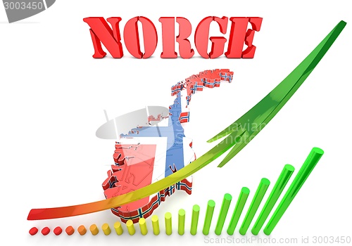 Image of map illustration of Norway