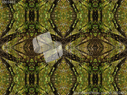 Image of Ethnic pattern. Abstract kaleidoscope  fabric design.