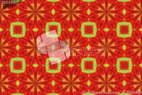 Image of Ethnic pattern. Abstract kaleidoscope  fabric design.