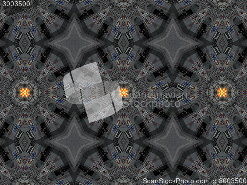 Image of Ethnic pattern. Abstract kaleidoscope  fabric design.