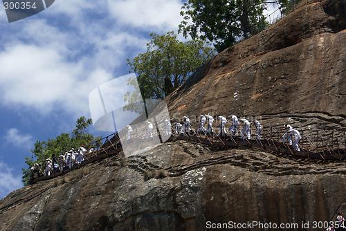 Image of On the rock face