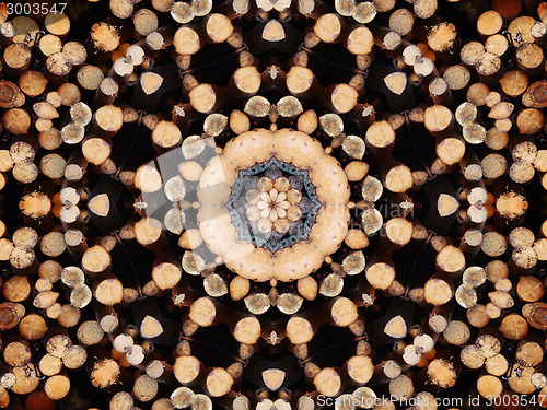 Image of Ethnic pattern. Abstract kaleidoscope  fabric design.