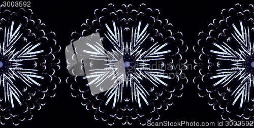 Image of Ethnic pattern. Abstract kaleidoscope  fabric design.