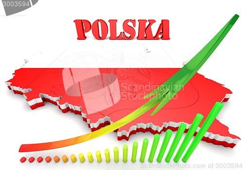 Image of Map illustration of Poland