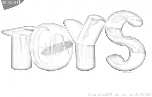 Image of "Toys" 3d text