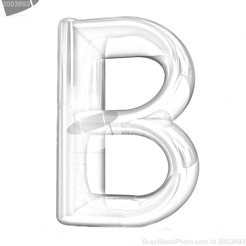 Image of Alphabet on white background. Letter "B"